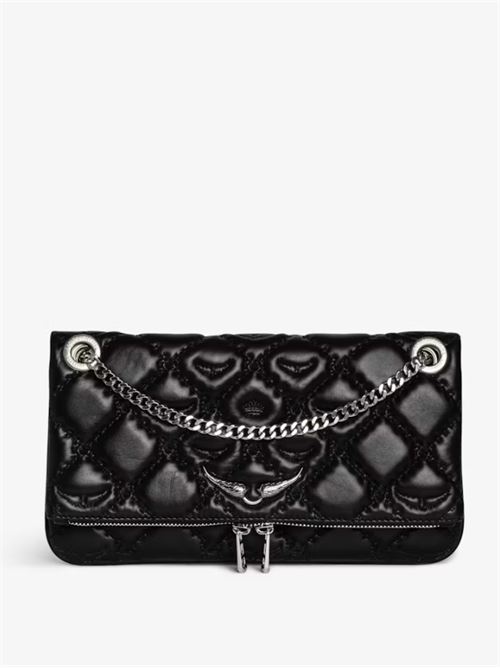 ROCK II QUILTED MONOGRAM ZADIG&VOLTAIRE | LWBA04053011 BLACK